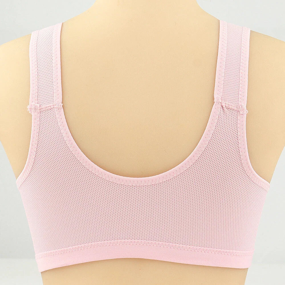 Front Closure Button Lingerie Bras Vest Bralette Underwear